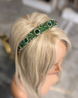 Rectangular Crystal Hair Crown