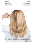 Euphoria Volumizer 12" - Human Hair Thinning Enhancing Clip In Volumizer