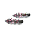 Frosted Flora Clips (Pair)