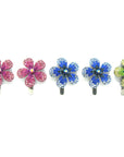Crystal Daisy Magnetic Barrette - Soho Style Canada