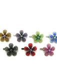 Crystal Daisy Magnetic Barrette - Soho Style Canada