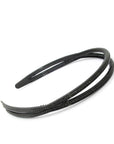 Thin Crystal Black Headband