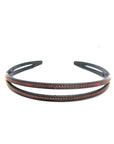 Thin Crystal Black Headband