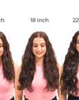 Halo- Human Hair Invisible Wired Halo Hair Extension Available in 14",18", & 22" no