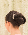 Multi-Tone Almond Crystal Hair Stick