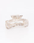 Medium Marble Patterned Rectangular Hair Claw