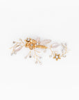 Rosette Pearl & Crystal Hair Clip