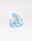 Marble Print Rectangular Hair Claw