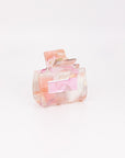 Marble Print Rectangular Hair Claw