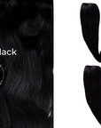 Euphoria Volumizer 12" - Human Hair Thinning Enhancing Clip In Volumizer