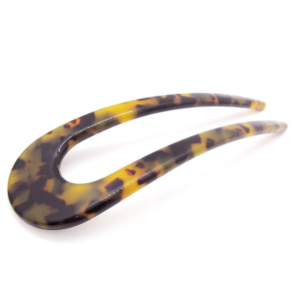 Marble Pattern Double Prong Hair Stick - Soho Style Canada