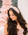 Blush Crystal Embellished Headband