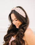 Blush Crystal Embellished Headband