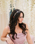 Art Deco Pearls and Crystals Headband