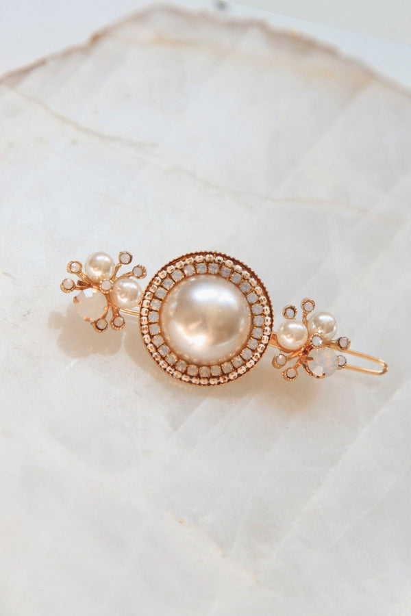 Luxe Pearl Statement Barrette - Soho Style Canada