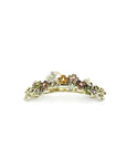 Floral Gardena Crystal Barrette - Barrette, Soho Style