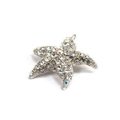 Soho Style Barrette Clear Small Starfish Barrette