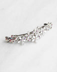 Contrasting Crystal Flower Barrette - Barrette, Soho Style