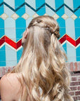 Contrasting Crystal Flower Barrette - Barrette, Soho Style