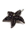 Soho Style Barrette Jet Black Small Starfish Barrette
