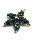 Soho Style Barrette Navy Blue Small Starfish Barrette