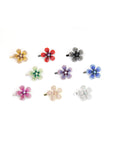 Soho Style Barrette Purple / Single Crystal Daisy Magnetic Barrette