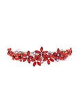 Contrasting Crystal Flower Barrette - Barrette, Soho Style