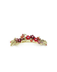 Floral Gardena Crystal Barrette - Barrette, Soho Style