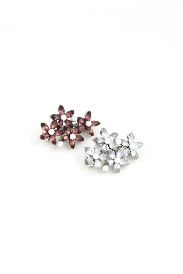 Soho Style Barrette Royal Pearl Floral Barrette