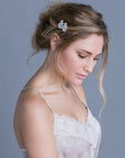 Soho Style Barrette Royal Pearl Floral Barrette