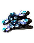 Soho Style Hair Clip Blue / Pair Mini Flower Hair Clips