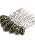 Almond Cluster Crystal Comb - Hair Comb, Soho Style