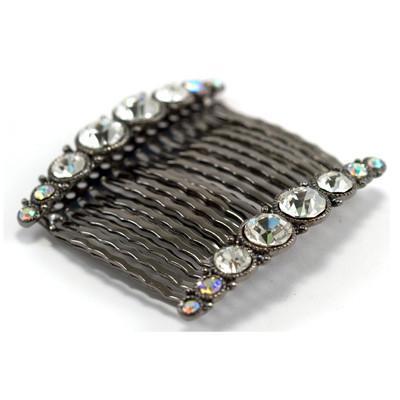 Bejeweled Hair Combs (Pair) - Hair Comb, Soho Style