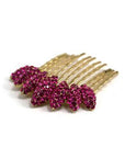 Almond Cluster Crystal Comb - Hair Comb, Soho Style