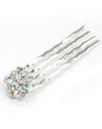 Soho Style Hair Comb MULTI-CLEAR Crystal Cluster Mini Hair Comb