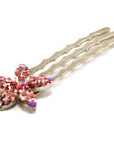 Crystal Flower Mini Hair Comb (5 piece set) - Hair Comb, Soho Style