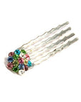 Crystal Cluster Mini Hair Comb - Hair Comb, Soho Style
