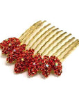 Almond Cluster Crystal Comb - Hair Comb, Soho Style