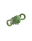Soho Style Hair Jaws green / Single Mini Crystal Cluster Hair Jaw
