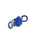 Soho Style Hair Jaws sapphire / Single Mini Crystal Cluster Hair Jaw