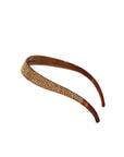 Soho Style Headband Amber Lightweight Crystal Covered Headband