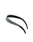Soho Style Headband black Lightweight Crystal Covered Headband