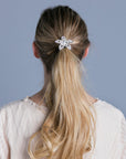 Soho Style Ponytail Holder clear Flower Crystal Petal Ponytail holder
