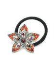 Soho Style Ponytail Holder clear Flower Crystal Petal Ponytail holder