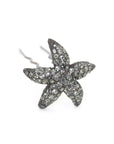 Soho Style Stick Black Crystal Starfish Hair Stick