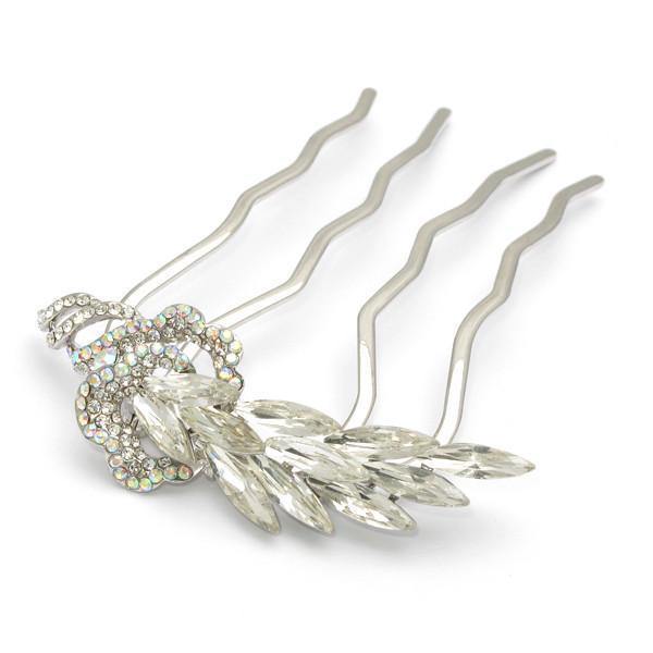 Crystal Feather Hair Stick - Stick, Soho Style