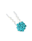 Soho Style Stick Emerald Mini Crystal Cluster Hair Stick
