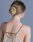 Soho Style Stick Multi-Tone Almond Crystal Hair Stick