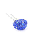 Soho Style Stick Sapphire / Single Crystal Mushroom Hair Stick