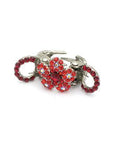 Soho Style value set Red / Pair Mini Spring Flower Hair Jaw